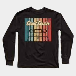 shed seven cassette retro vintage Long Sleeve T-Shirt